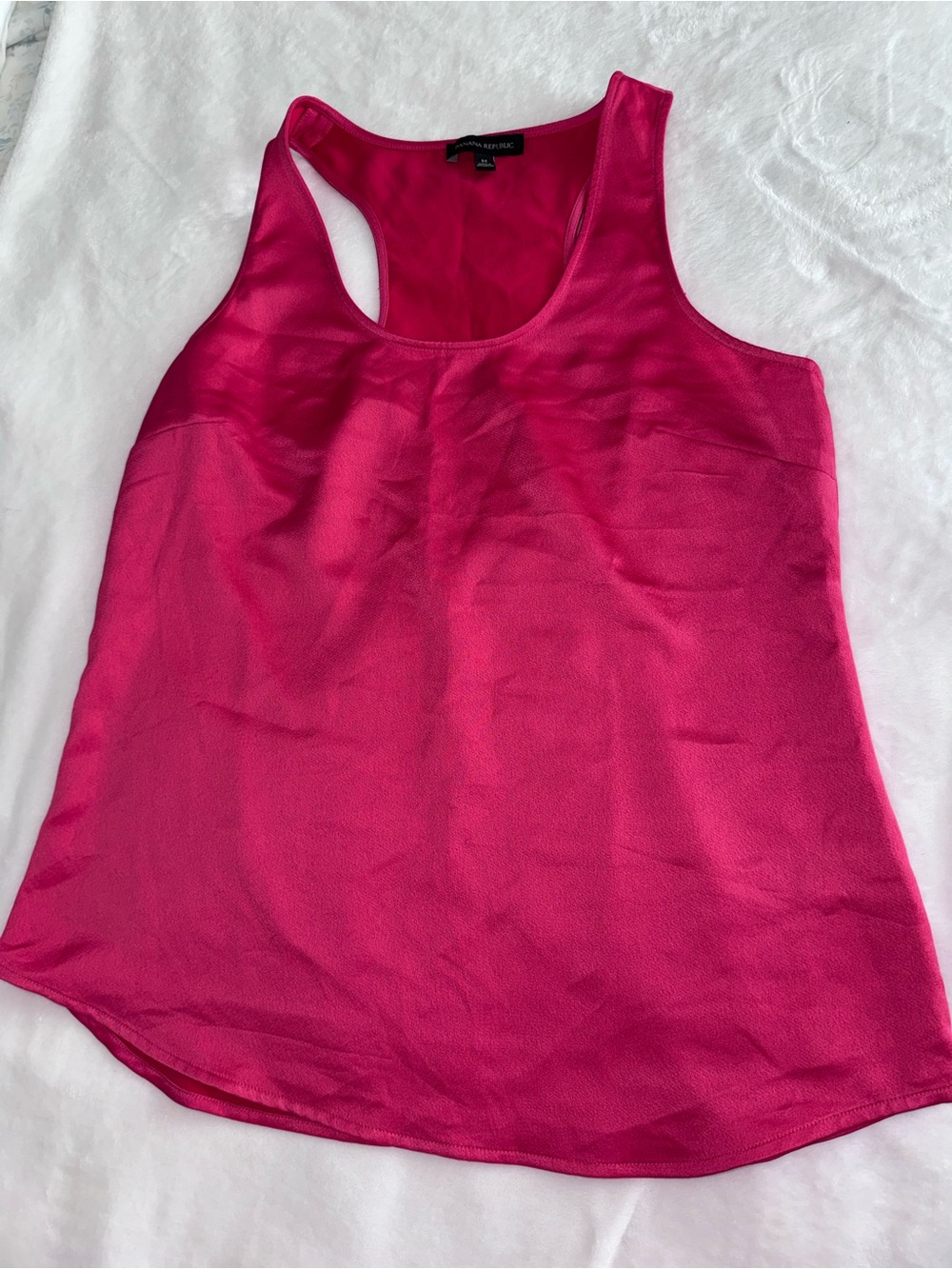 Banana Republic Women’s Hot Pink Racerback Tank Top
